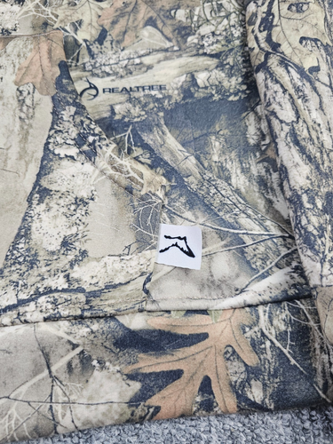 AKIMBO Club Real Tree Edge Camo Hoodie Jacket Men's Size L Full Zip Hunting USA - Picture 6 of 9