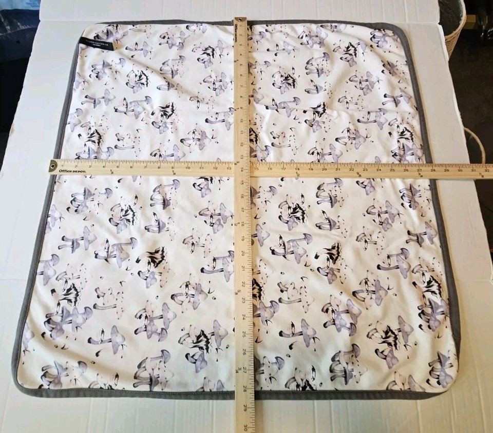 Victoria Beckham for Target Baby Blanket Mushrooms Ivory Pink Purple