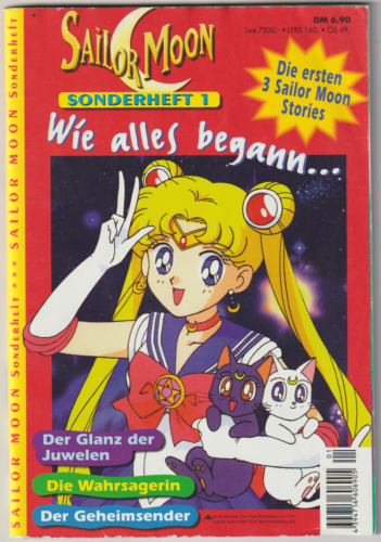 ✪ Sailor Moon Sonderheft Nr.01 Wie alles begann... + Poster, Ehapa 1992 - Afbeelding 1 van 3