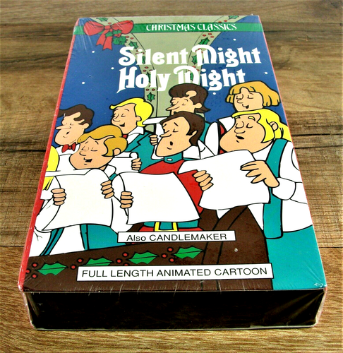 VTG 1989 VHS Sealed Christmas Classics Silent Night Holy Night Animated Cartoon - Picture 3 of 6