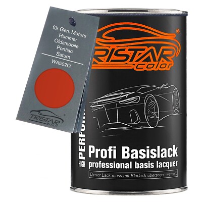 Autolack Dose für GM Hummer Pontiac Saturn WA502Q Inferno Orange Metallic 1,0L