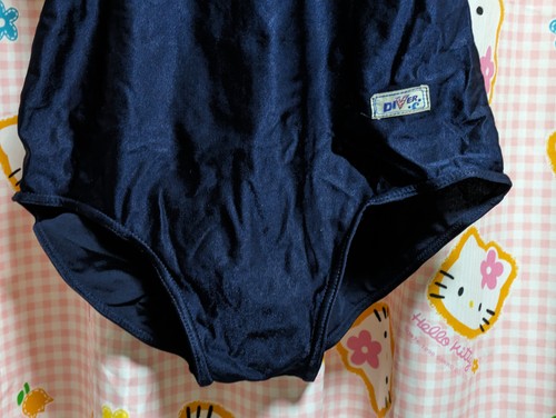 51 ^_^Japanese SchoolGirl Swimsuit. Navy. Excellent~Perfect! Length 65㎝. M Diver - Picture 3 of 9