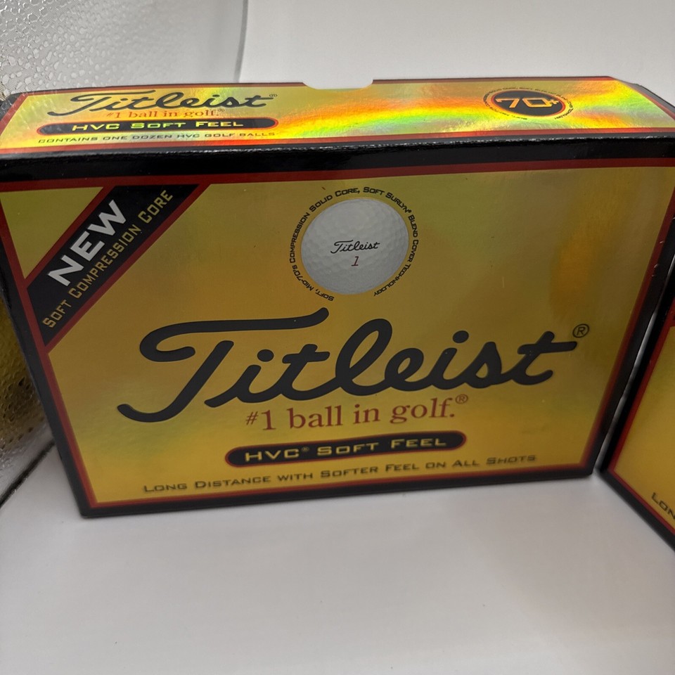 70 Titleist HVC Soft Feel High Velocity Long Distance Golf Balls 24
