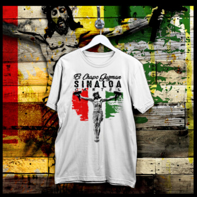 Suntee×Us×Sicario Cartel L/S T-Shirt XL Sicarios Standard T-Shirt - Sombrero Skeleton w/ Rose in Mouth