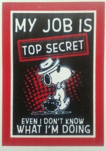 PEANUTS ☆ Snoopy ♡ That/'s about enough ☆ Magnet