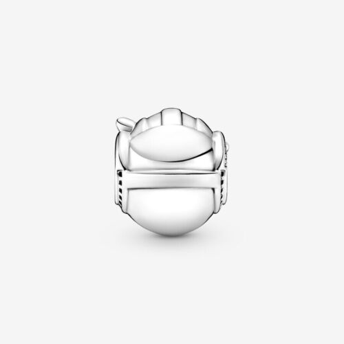New 100% Genuine Pandora x Star Wars Baby Yoda Grogu & Crib Charm 799511C01 - Picture 3 of 6