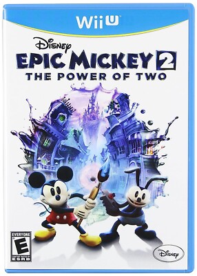 Epic Mickey 2: The Power of Two (Wii U, 2012)- FREE SHIPPING