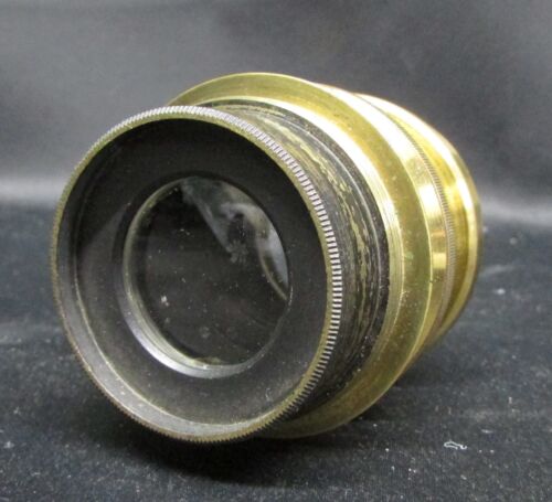 Thornton Pickard Beck SYMMETRICAL RARE BRASS LARGE FORMAT LENS COVERS 5x7 - Picture 4 of 4