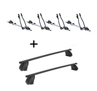 4X FahrradträGer Sagittar+DachträGer K1M FüR FüR Nissan Kubistar Ab 03