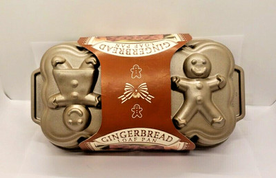 Nordicware Gingerbread Man/woman Loaf Pan Non-stick 1 Lb USA Oven Cookware New