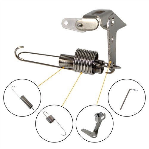 Aluminum Gas Pedal + 36" Stainless Throttle Cable Bracket Spring Kit Mopar SBC - Picture 6 of 10