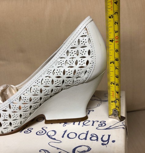 women's shoe, 6,5 pre-owned with box, "Bronx", very good condition, white color - Picture 5 of 12