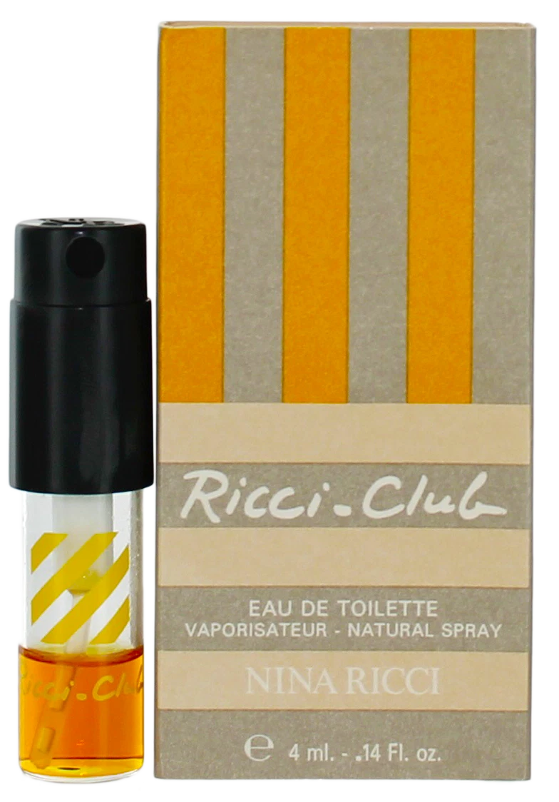 Ricci club by Nina Ricci For Men Mini EDT Spray 0.14oz low fill NIB