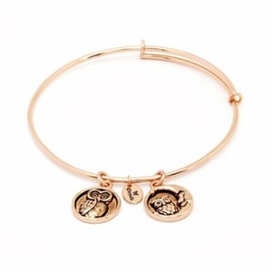 Authentic Chrysalis Rose Gold Plated Happiness Serenity Wisdom Expandable Bangle CRBT0309R