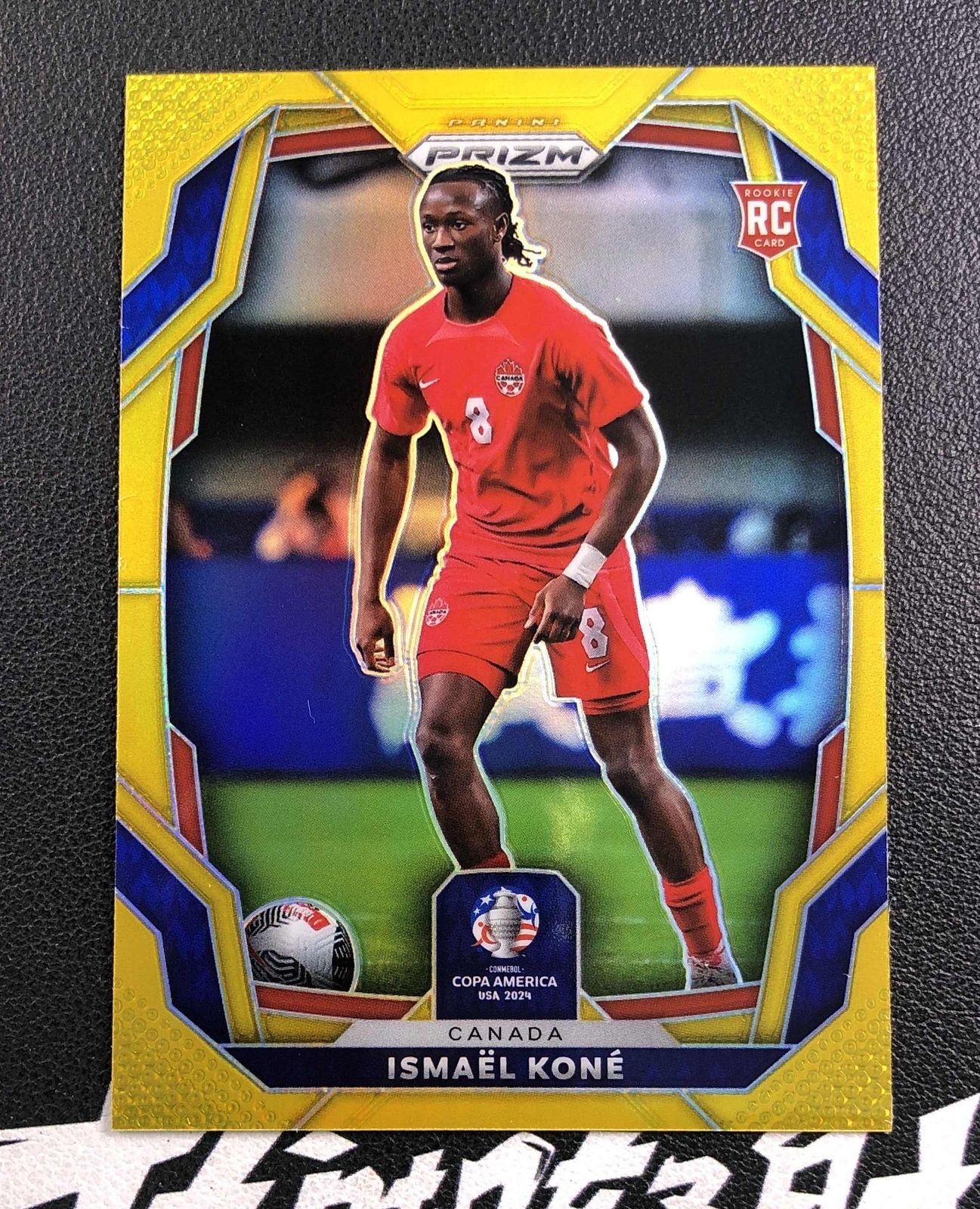 2024 Panini Prizm Copa America Ismael Kone #173 Rookie RC GOLD Prizm 04/10