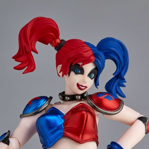 KAIYODO Harley Quinn Red & Blue Amazing Yamaguchi 1/12 Scale Action Figure - Picture 11 of 14