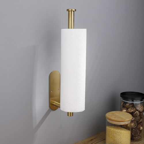 Paper Towel Holder Under Cabinet Wall Mount Paper Towel Rack Kitchen Paper Ho... - Picture 3 of 9