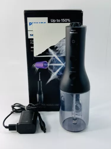 Philips Sonicare Cordless Power Flosser 3000 Black Cordless (USED, READ PLEASE)