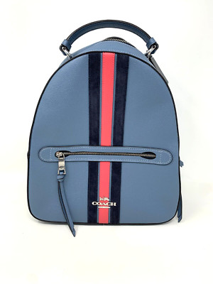 爽やかカラー】COACH コーチ バックパック インディゴマルチ