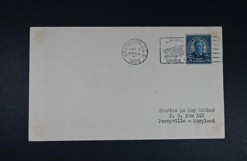 May 1 1929 FDC USA Scott # 663 Kansas Kans. 5c F-VF Used Stamp Cover Cat $110 - Picture 1 of 2