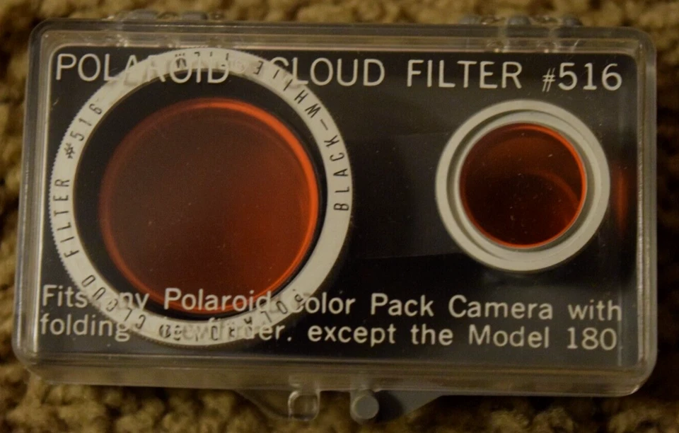 VINTAGE, POLAROID CLOUD FILTER #516, Fits Most Polaroid, New in Original Case - Image 4 of 4