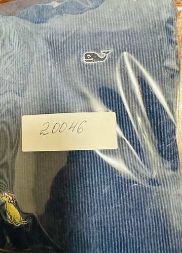Vineyard Vines Corduroy Pants Blue Classic Fit Boys 5 Embroidered Logo - Picture 9 of 9