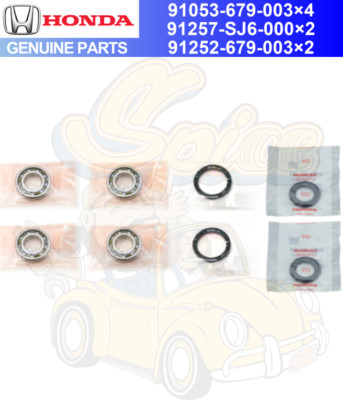 honda アクティ OEM HA3 HA4 リア ベアリングシール 右左 Honda Genuine New Acty Truck HA3 HA4 Rear Wheel Bearing Seal Left