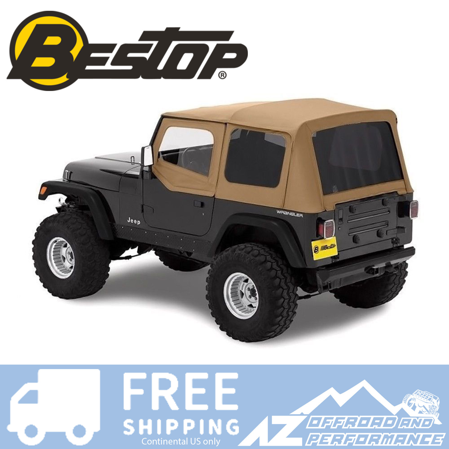 Bestop Replace A Top Half Door Skins Tint Spice For 88-95 Jeep Wrangler YJ  | eBay