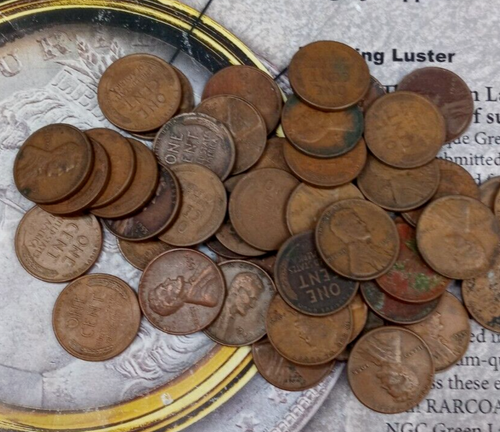 LINCOLN WHEAT CENTS ROLL OF 50 MIX COINS TP-6168 | eBay