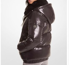 Michael Kors Puffer Jacket Size M Black