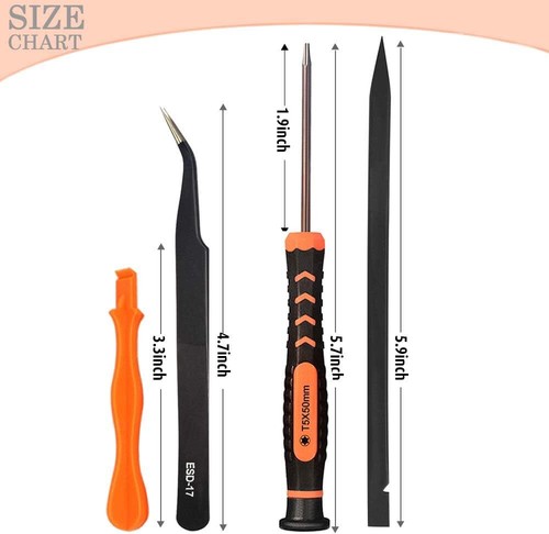 Repair Tool Kit for MacBook, TECKMAN Macbook Screwdriver Set Black-orange - Picture 4 of 7