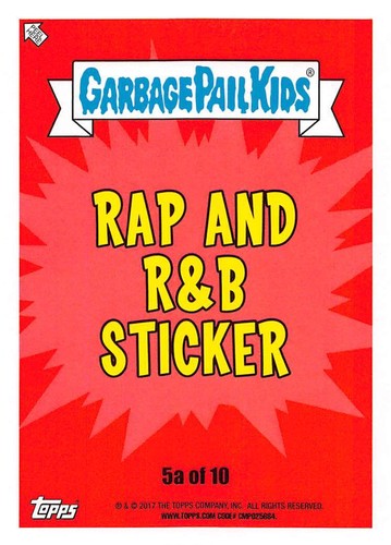 GARBAGE PAIL KIDS 2017 SERIES 2 BATTLE OF THE BANDS PICK-A-CARD BASE STICKERS - Picture 339 of 361