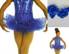 How Sweet It Is Ballet TUTU w/FLOWER Headpiece Child X-Small Dance Costume New