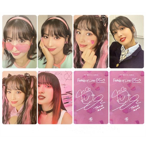 Kpop TWICE Formula of Love Album Photocard MOMO Self Made Autograph Photo Cards - Picture 26 of 26