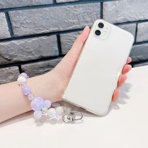Mickey Head Bead Phone Charm Strap Sweet Cartoon Bead Phone Chain Bracelet - Zdjęcie 7 z 16