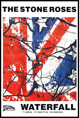 THE STONE ROSES - WATERFALL  POSTER - Various Sizes