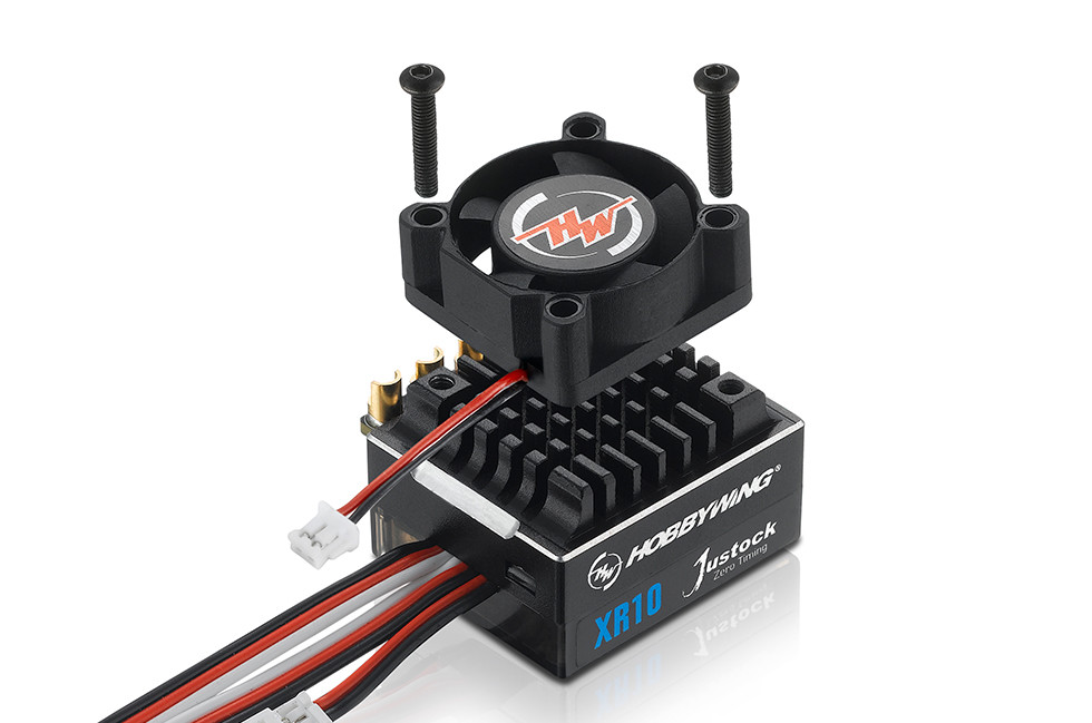 NEW Hobbywing 30112000 Xerun XR10 Justock Brushless ESC & Fan