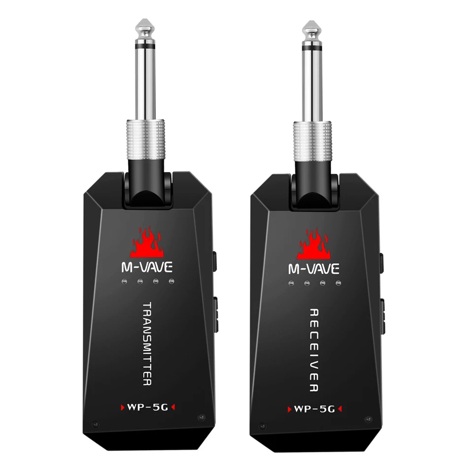 M-VAVE 5.8G Wireless Guitar System Rechargeable Audio Transmitter Receiver P3N4 - Image 3 of 4