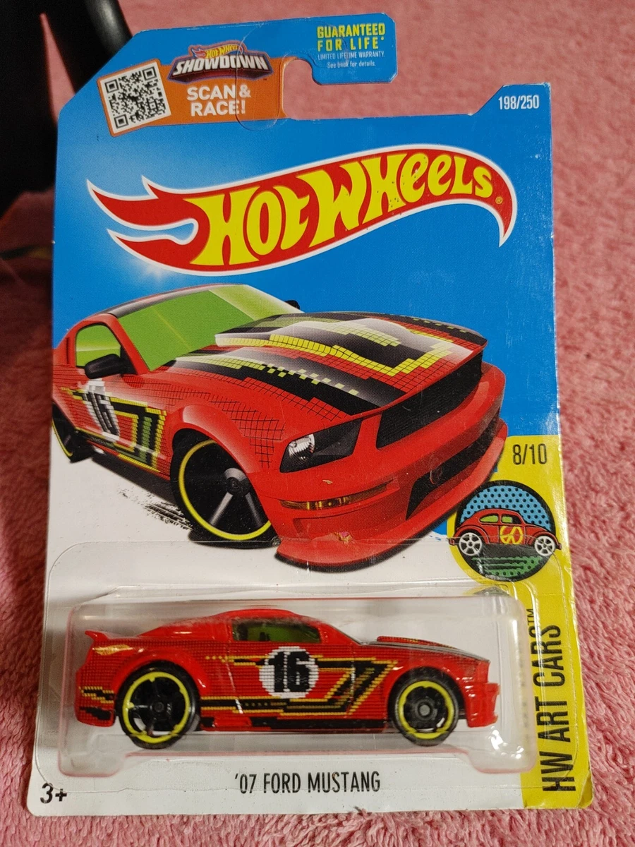 2007 mustang sales hot wheels