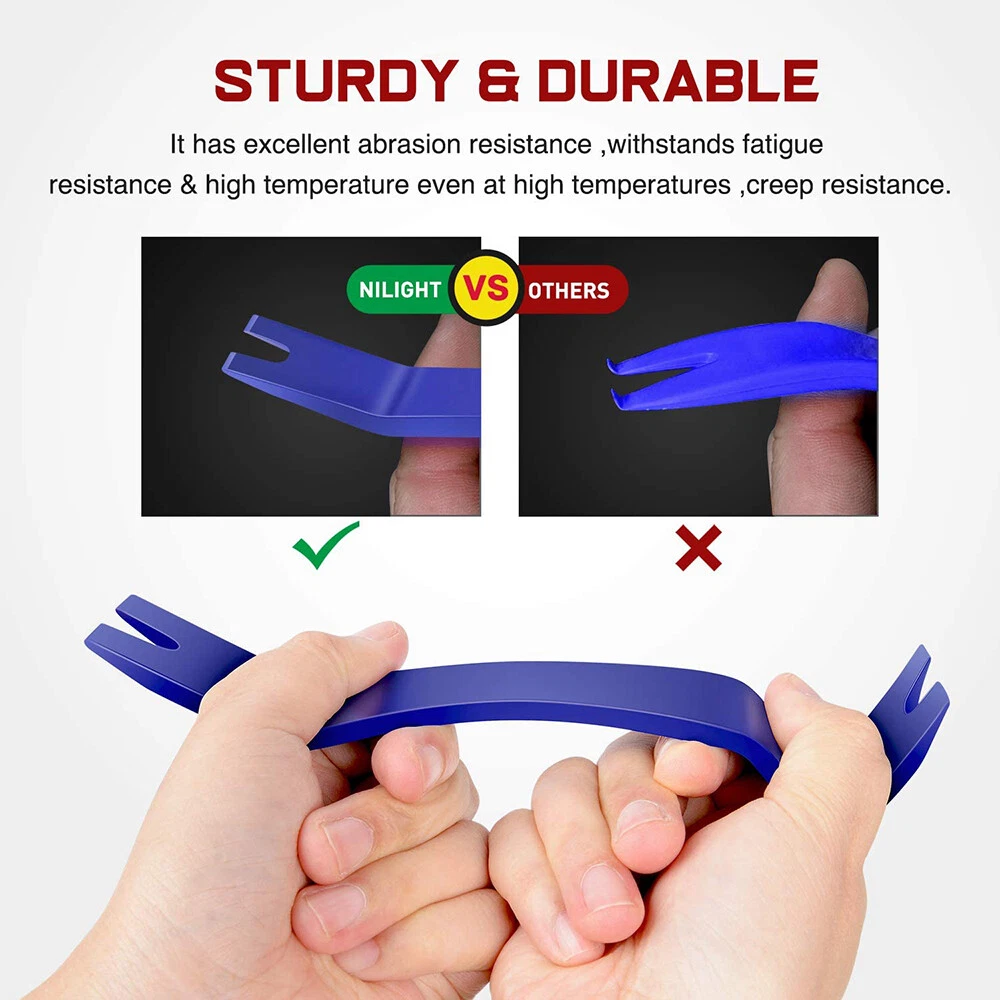 100pcs Car Body Plastic Trim Retainer Fastener Clips Push Pin Fender Bumper Tool