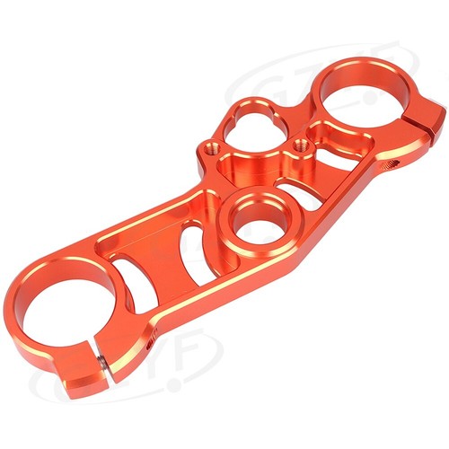 Upper Top Clamp Lowering Triple Tree FOR Suzuki GSXR600/750 2006-09 1000 Orange - Picture 6 of 6