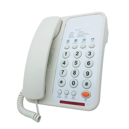 Large Button Phone for Seniors Corded Phone Noise Reduction Phone with Redial - Zdjęcie 9 z 10