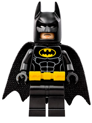 GEBRAUCHT LEGO DC Batman Minifigur mit Batarang 70909 schwarz Anzug & Utility Gürtel sh312 - Bild 1 von 2