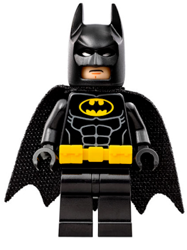 USED LEGO DC Batman Minifigure w/ Batarang 70909 Black Suit & Utility Belt sh312 - Picture 1 of 2