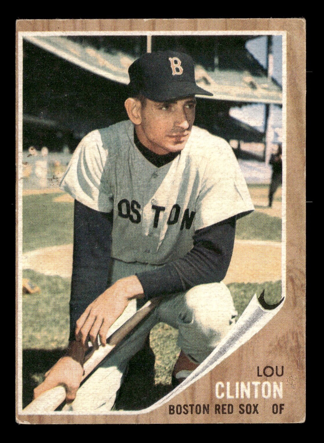 Lou Clinton 1962 Topps #457 Boston Red Sox Gd-Vg