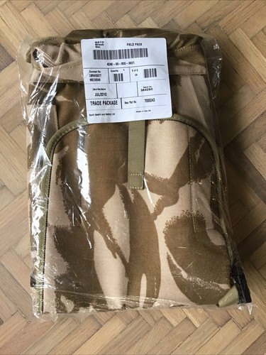BRITISH ARMY Surplus DESERT DPM MILITARY SMALL FIELD PACK / SHOULDER BAG New - Picture 7 of 7