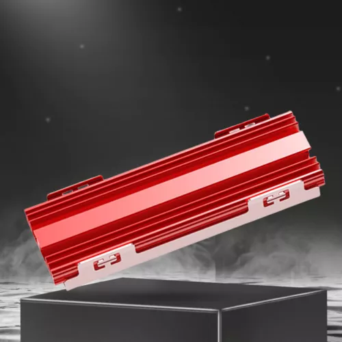 M.2 SSD Cooler Aluminum Alloy NVME Heatsink for NVME M.2 2280 SSD (Red)