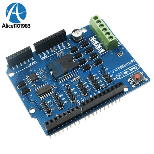L298P Shield R3 DC Motortreiber Modul 2A H-Brücke 2 Wege für Arduino UNO 2560 - Bild 1 von 11
