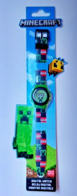 Minecraft - Digital Watch - Mojang - 2023 - Kinder Digital Armbanduhr - neu
