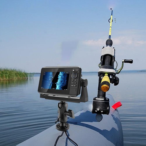 Marine Universal Electronic Mount Kayak Boat Fish Finder Holder & GPS Mount Base - Picture 11 of 12